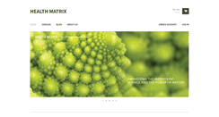 Desktop Screenshot of healthmatrix.co.za